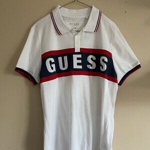 Guess Logo Polo, New With Tag Size US L